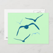 Vogels in vlucht briefkaart (Voorkant / Achterkant)