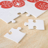 Vogels in weelderige fruittuin legpuzzel (Zijkant)