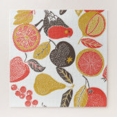 Vogels in weelderige fruittuin legpuzzel (Horizontaal)