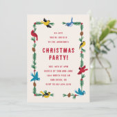  vogels kaart (Staand voorkant)