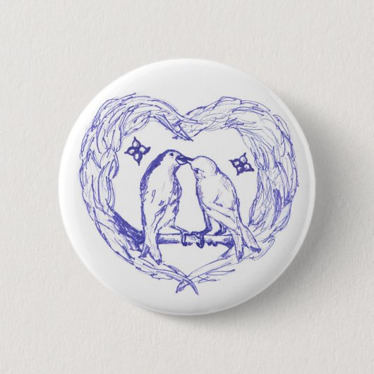 Vogels KissingButton Ronde Button 5,7 Cm (Voorkant)