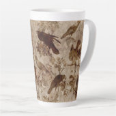 vogels latte mok (Rechterhoek)