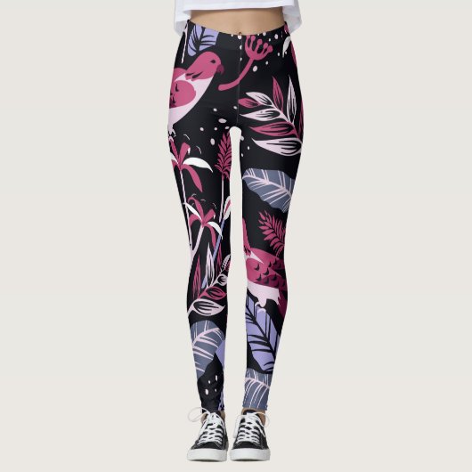 vogels leggings (Voorkant)