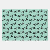 Vogels LoveBirds Design Wrapping Paper Sheets (Voorkant 2)