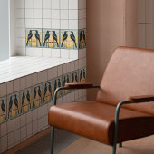 Vogels Mackintosh Art Deco Nouveau Decor Tegeltje