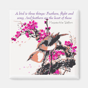 "Vogels" Magnet Magneet