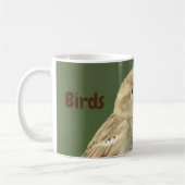 Vogels maken me een glimlachen thuis Natuur Koffiemok (Links)