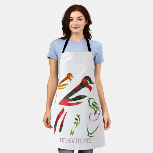 vogels met een griezelig gewicht schort (Gedragen)