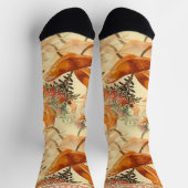 Vogels met Faux Lace Trim Sokken (Top)