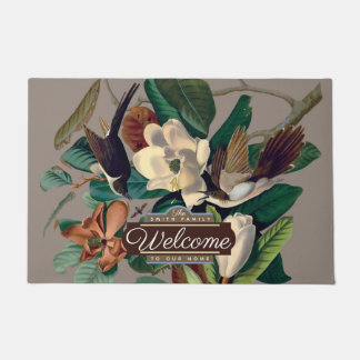  vogels met  klepmat van Magnolia Deurmat