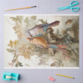 Vogels met lange veren tissuepapier (Craft)