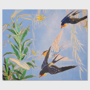 VOGELS MET LILY WRAPPING Paper Cadeaupapier