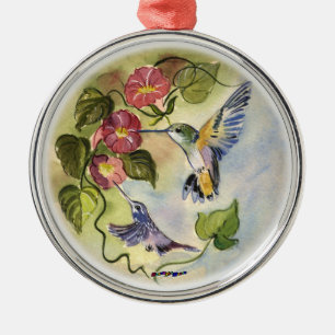Vogels Metalen Ornament