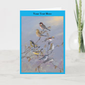 Vogels nr. 5 bedankkaart (Voorkant)