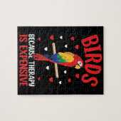 Vogels omdat de therapie duur is legpuzzel (Horizontaal)