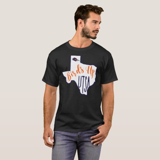 Vogels omhoog UTSA T-shirt (Voorkant volledig)
