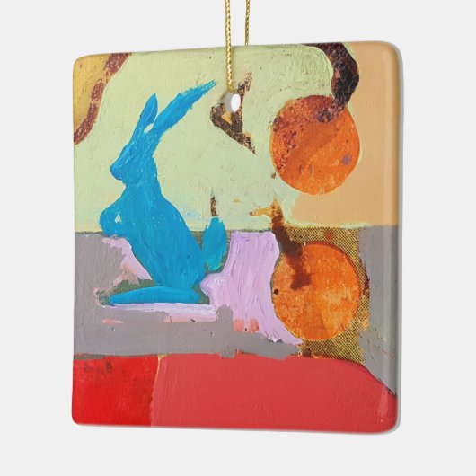 Vogels Oog-Uitzicht Keramisch Ornament (Links)