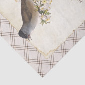 Vogels op bloeiende vertakkingsdiamanten tissuepapier (Detail)