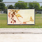 VOGELS OP BOODBRANCH JAPANESE DRUKBanner Spandoek (Insitu)