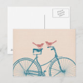 Vogels op de fiets briefkaart (Voorkant / Achterkant)