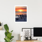 Vogels op de oever poster (Thuiskantoor)
