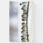 VOGELS OP een Banner van de TAK (Verticaal)