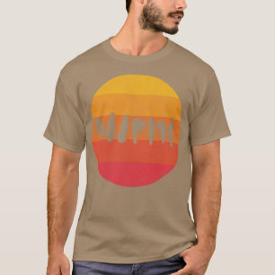 Vogels op een draad t-shirt