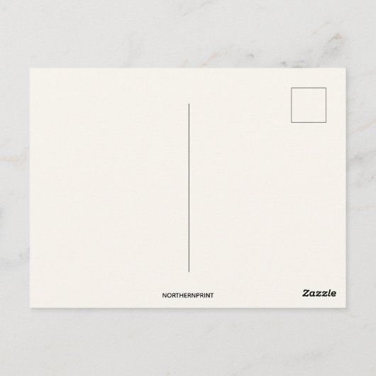 vogels op een lint briefkaart (Achterkant)