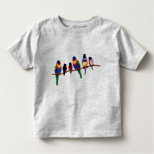 Vogels op een tak kinder shirts