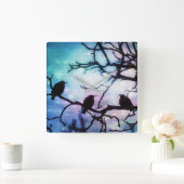 Vogels op een vertakking - de Klok van de Starligh (Huis)