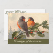  vogels op heilig briefkaart (Voorkant / Achterkant)