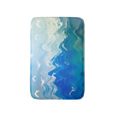 Vogels over de Zee Waves Badmat (Voorkant Verticaal)