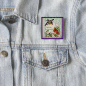  Vogels Pasen Button Pin (In situ)