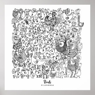 vogels poster