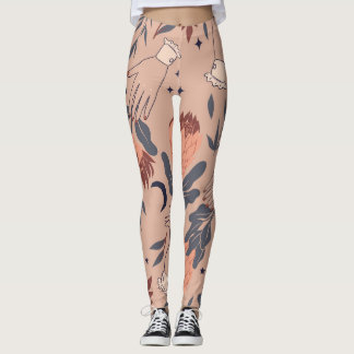 Vogels & Proteas:  Hand Graphics Leggings