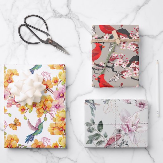 Vogels Reeks vellen papier voor onmiddellijke verp (Voorkant)