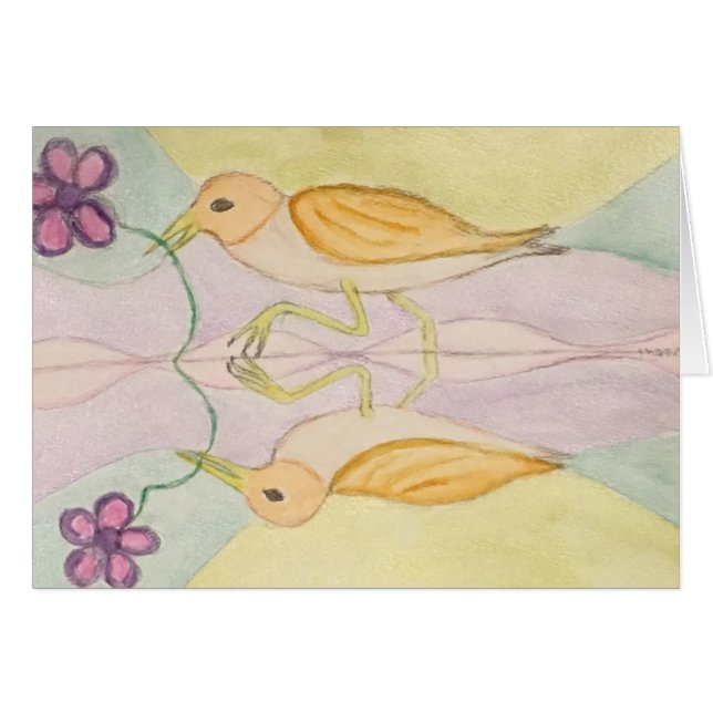 vogels reflecteren (Voorkant Horizontaal)