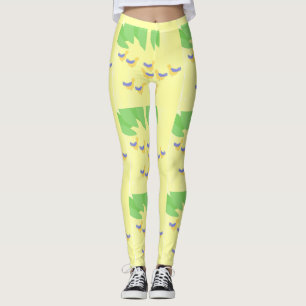 vogels schilderen kunst leggings