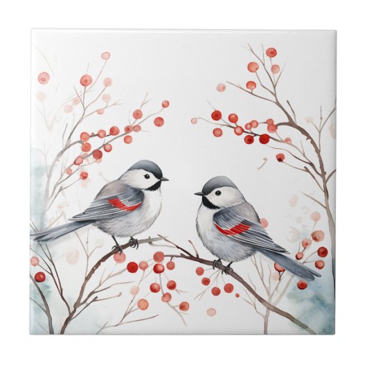 vogels tegeltje (Voorkant)