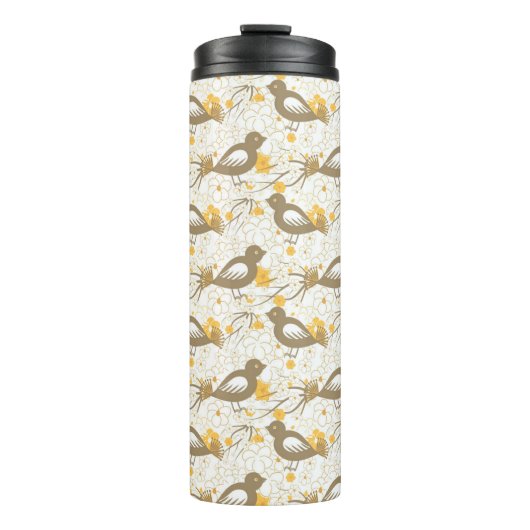 vogels thermosbeker (Voorkant)