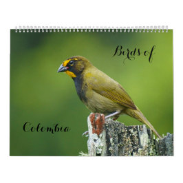 Vogels van Colombia Kalender