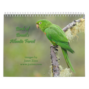Vogels van de Atlantische boskalender van Brazili Kalender
