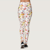 Vogels van de lente-Waterverf Leggings (Achterkant)