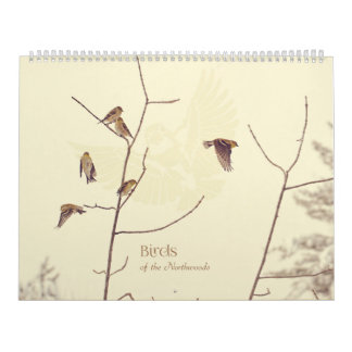 Vogels van de noordhoutkalender kalender