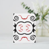 Vogels van de vlucht briefkaart (Staand voorkant)