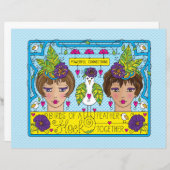 Vogels van dezelfde veer_Flat papiervel 28x22cm (Voorkant / Achterkant)