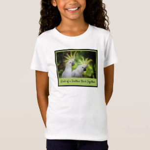 Vogels van dezelfde Veer vliegen Samen Kaketoe T-shirt