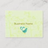 Vogels van een boom visitekaartje (Achterkant)