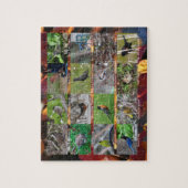 Vogels van een kudde samen legpuzzel (Verticaal)