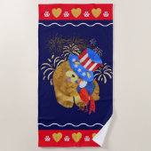 VOGELS VAN EEN VERDER-BEACH TOWEL STRANDLAKEN (Voorkant)